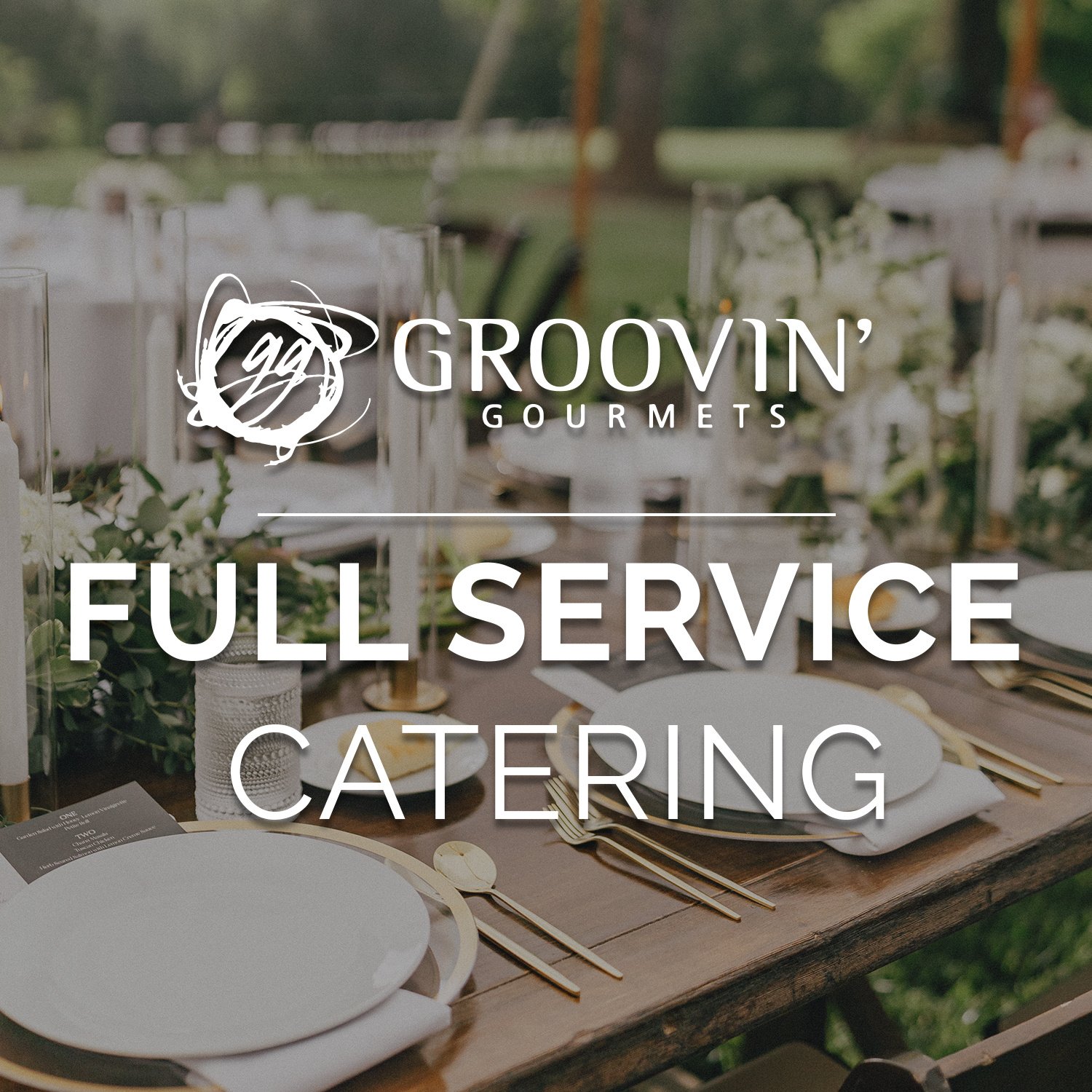 FULL SERVICE catering WITH LOGO